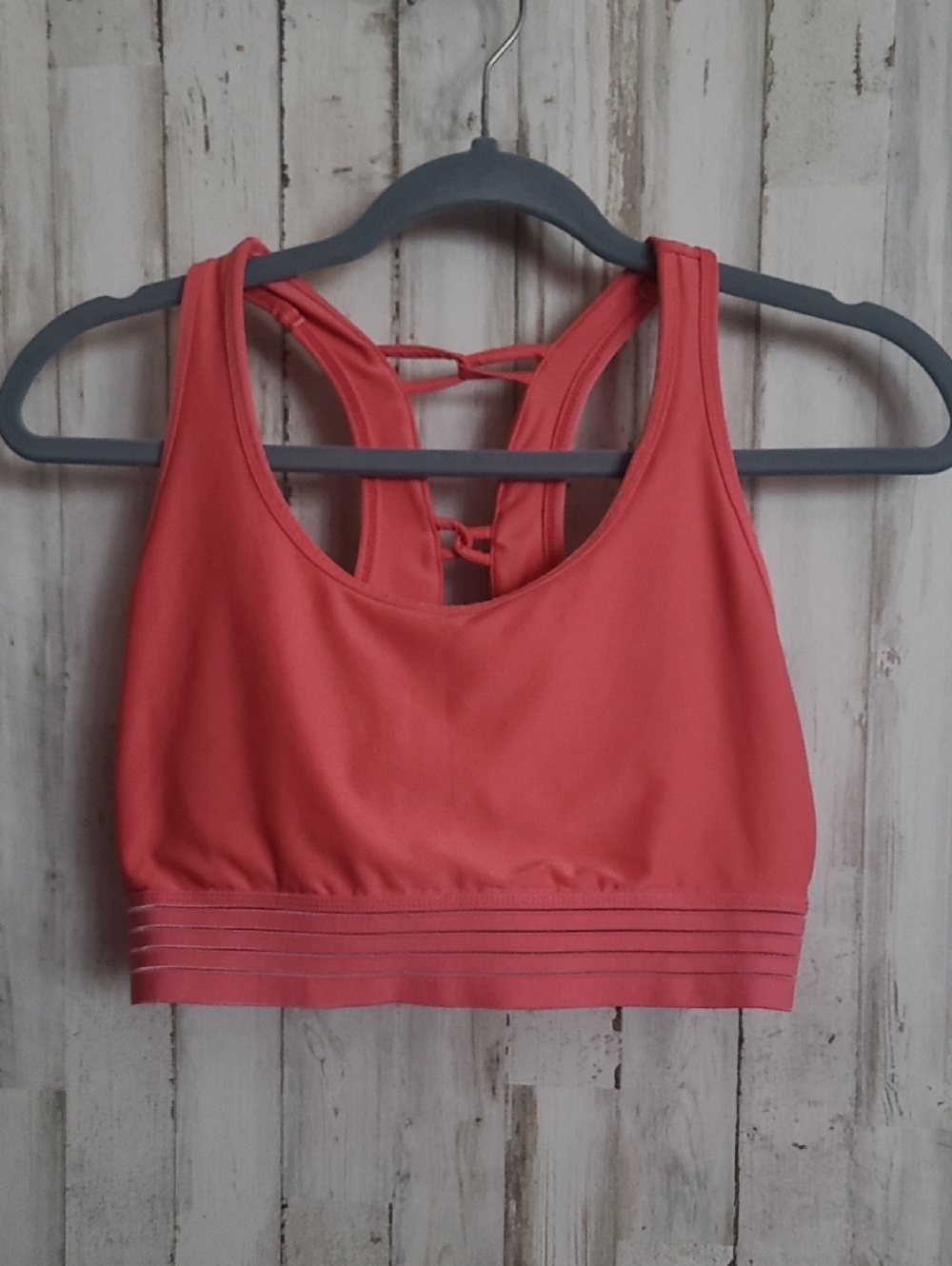Avia Coral Athletic Sports Bra with Strappy Back
